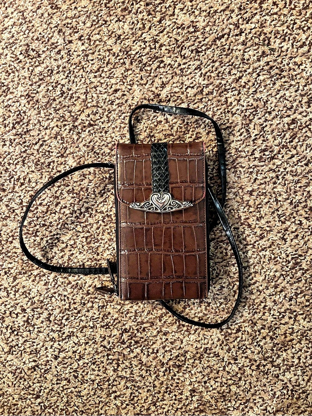 Brighton Phone Crossbody in Brown
